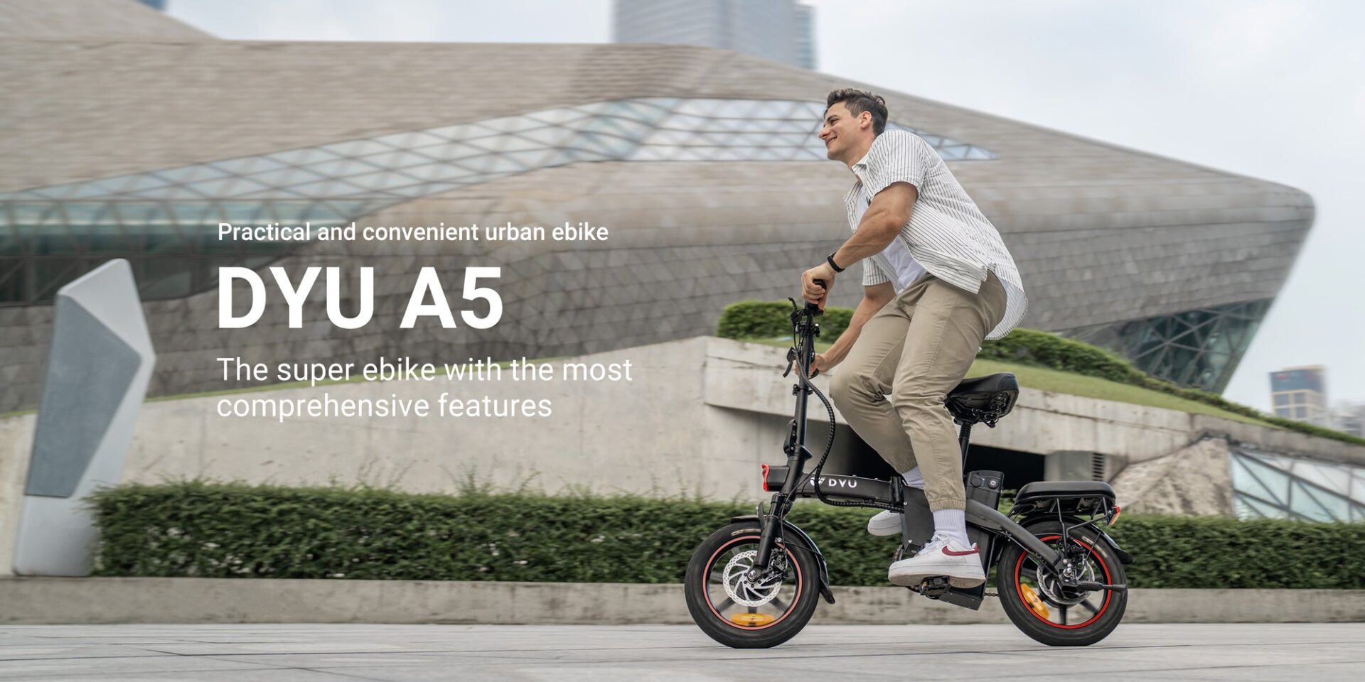 Lekki składany rower elektryczny DYU A5 14 cali – kompaktowy e-bike z zasięgiem do 60 km na wspomaganiu 24 Lekki składany rower elektryczny DYU A5 14 cali – kompaktowy e-bike z zasięgiem do 60 km na wspomaganiu 12