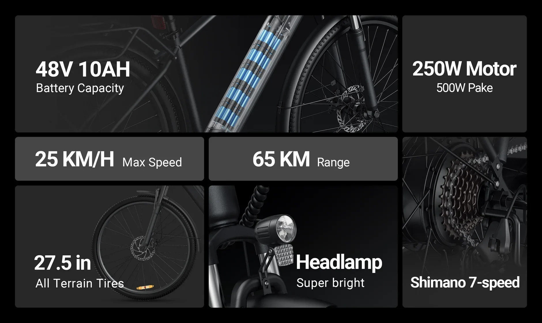 DYU C5 Elektryczny Rower Miejski 27,5" – Lekki 27 kg, 250W 25 DYU C5 Elektryczny Rower Miejski 27,5" – Lekki 27 kg, 250W 13