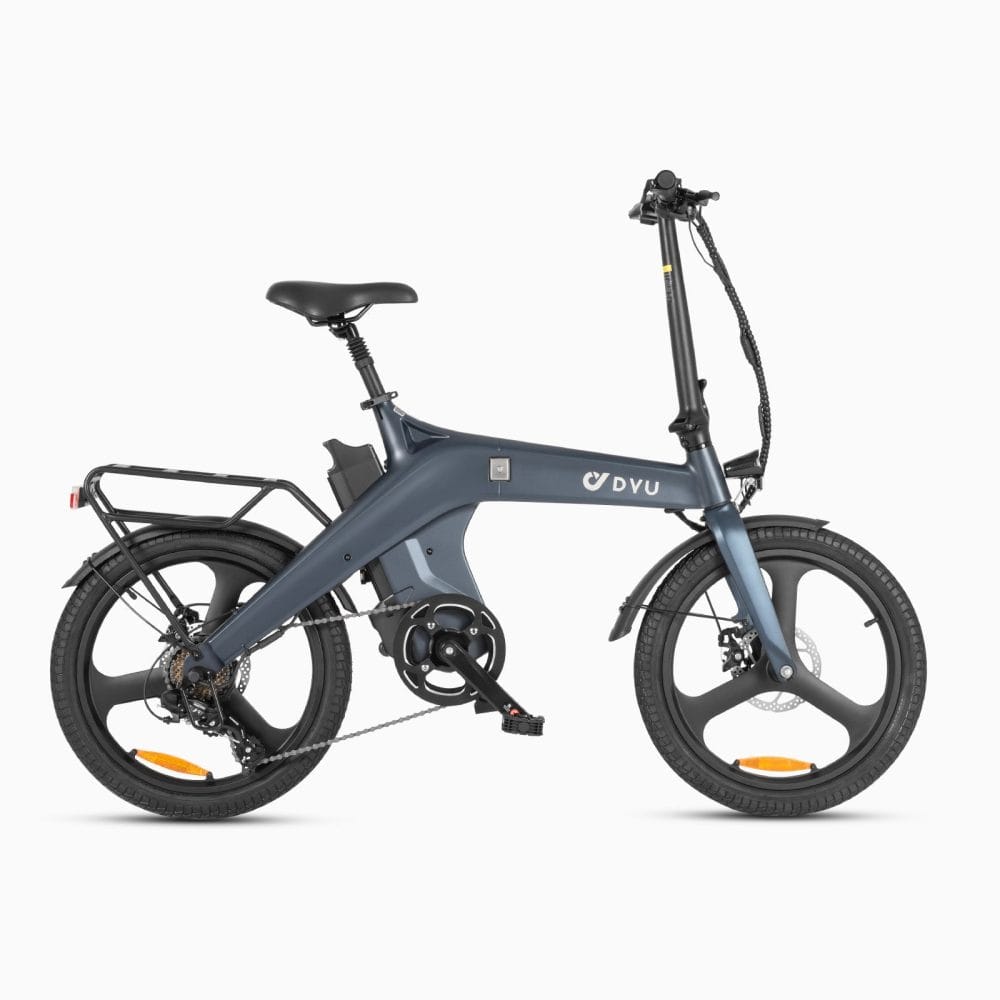 Rower Elektryczny DYU T1 20" Składany Magnez Zasięg 55km