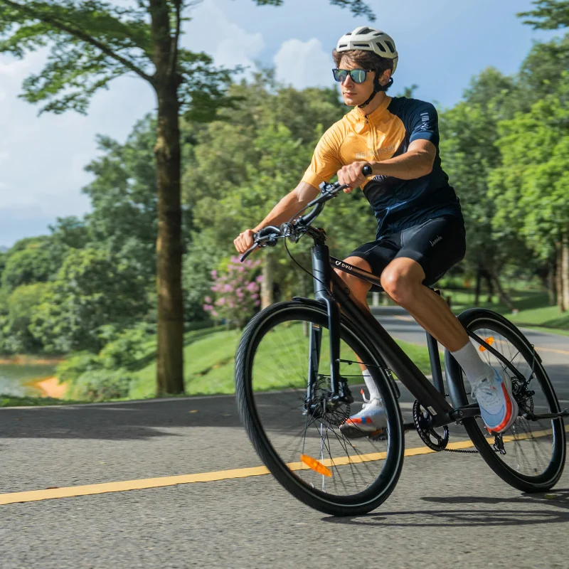 Lekki miejski rower elektryczny DYU Stroll 1 700C – 19,5 kg, zasięg do 100 km, silnik 250W 31 Lekki miejski rower elektryczny DYU Stroll 1 700C – 19,5 kg, zasięg do 100 km, silnik 250W 12