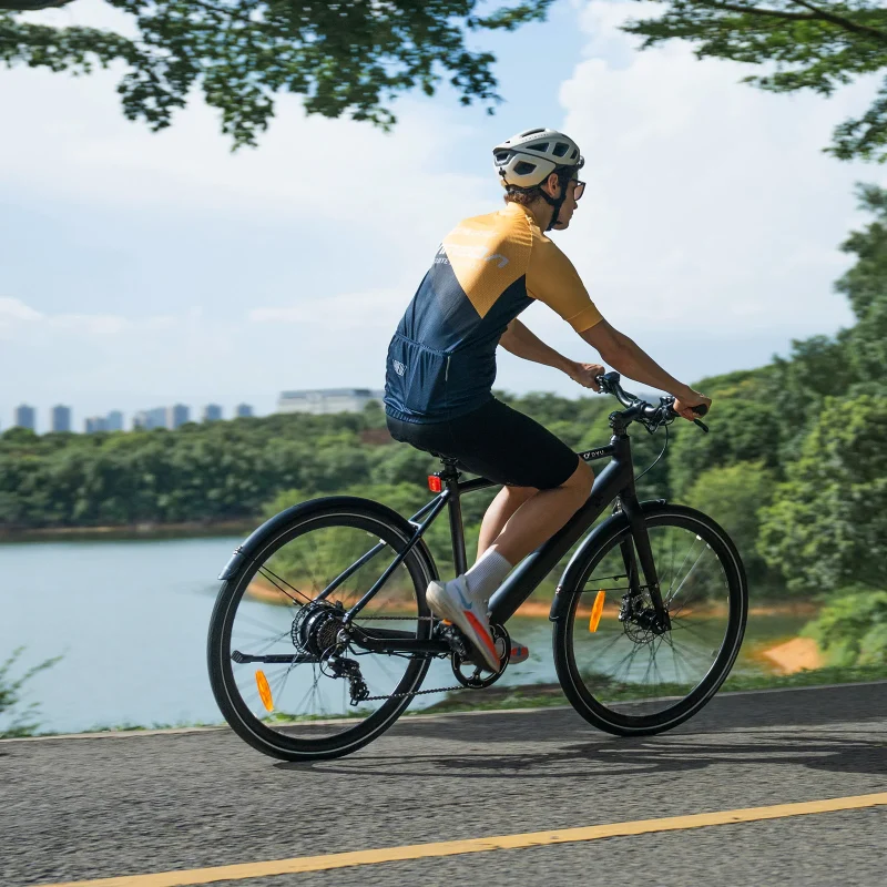 Lekki miejski rower elektryczny DYU Stroll 1 700C – 19,5 kg, zasięg do 100 km, silnik 250W 32 Lekki miejski rower elektryczny DYU Stroll 1 700C – 19,5 kg, zasięg do 100 km, silnik 250W 13