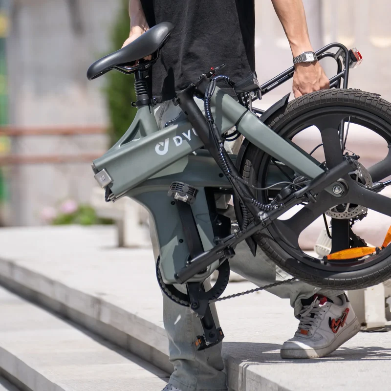 Rower Elektryczny DYU T1 20" Składany Magnez Zasięg 60km 19 Rower Elektryczny DYU T1 20" Składany Magnez Zasięg 60km 8