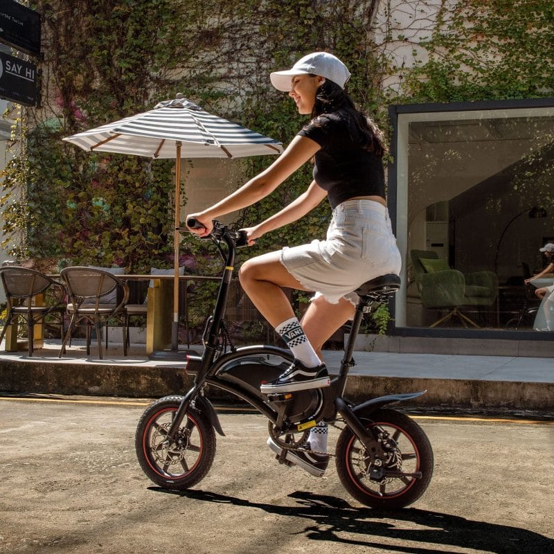 Rower Elektryczny DYU D3F 14" Mini Składany Zasięg, 250 W, 36 V–10 Ah, do 50 km 25 Rower Elektryczny DYU D3F 14" Mini Składany Zasięg, 250 W, 36 V–10 Ah, do 50 km 12