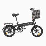 Rower Elektryczny DYU A1F 16" Składany Koszyk Zasięg 40km