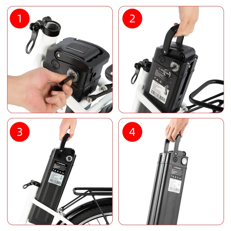 Rower elektryczny DYU C6 26″ miejski z baterią 36 V 12,5 Ah i silnikiem 250 W 17 Rower elektryczny DYU C6 26″ miejski z baterią 36 V 12,5 Ah i silnikiem 250 W 5