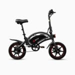 Rower Elektryczny DYU D3F 14" Mini Składany Zasięg, 250 W, 36 V–10 Ah, do 50 km