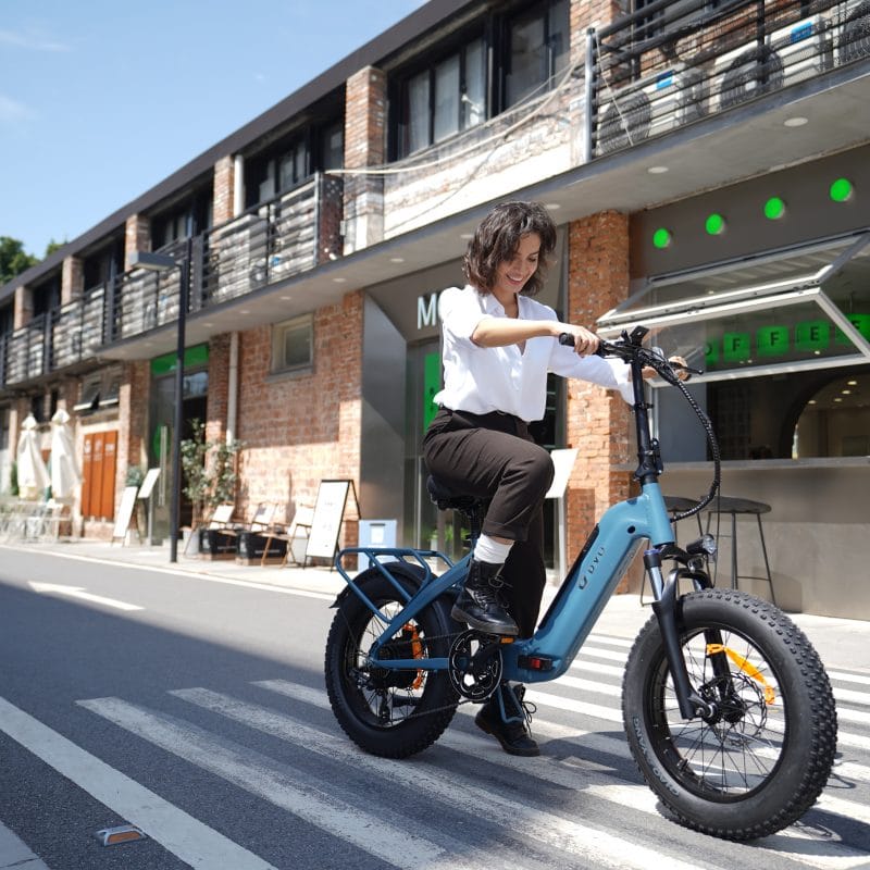 Rower Elektryczny DYU FF500 20" Gruby Zasięg 70km 23 Rower Elektryczny DYU FF500 20" Gruby Zasięg 70km 10