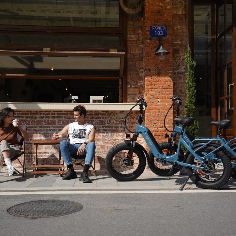 Rower Elektryczny DYU FF500 20" Gruby Zasięg 70km 25 Rower Elektryczny DYU FF500 20" Gruby Zasięg 70km 12