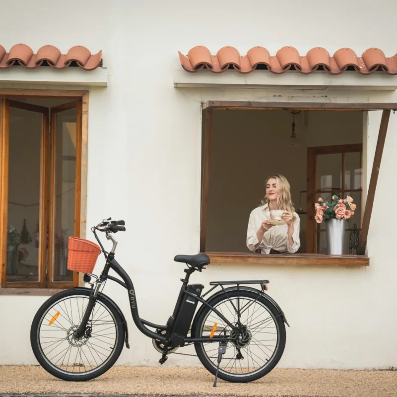 Rower elektryczny DYU C6 26″ miejski z baterią 36 V 12,5 Ah i silnikiem 250 W 14 Rower elektryczny DYU C6 26″ miejski z baterią 36 V 12,5 Ah i silnikiem 250 W 2