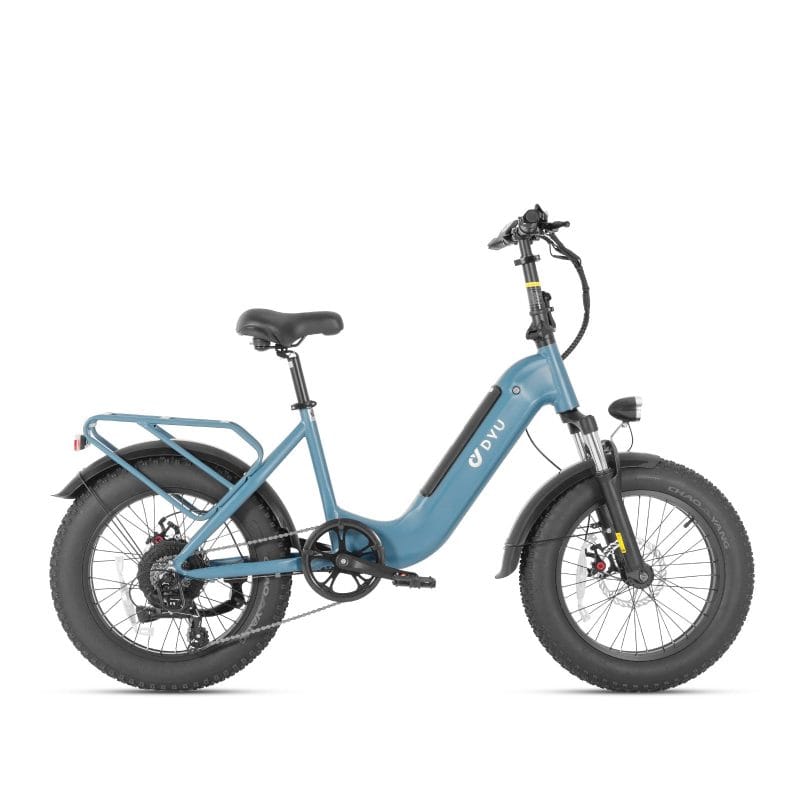Rower Elektryczny DYU FF500 20" Gruby Zasięg 80km