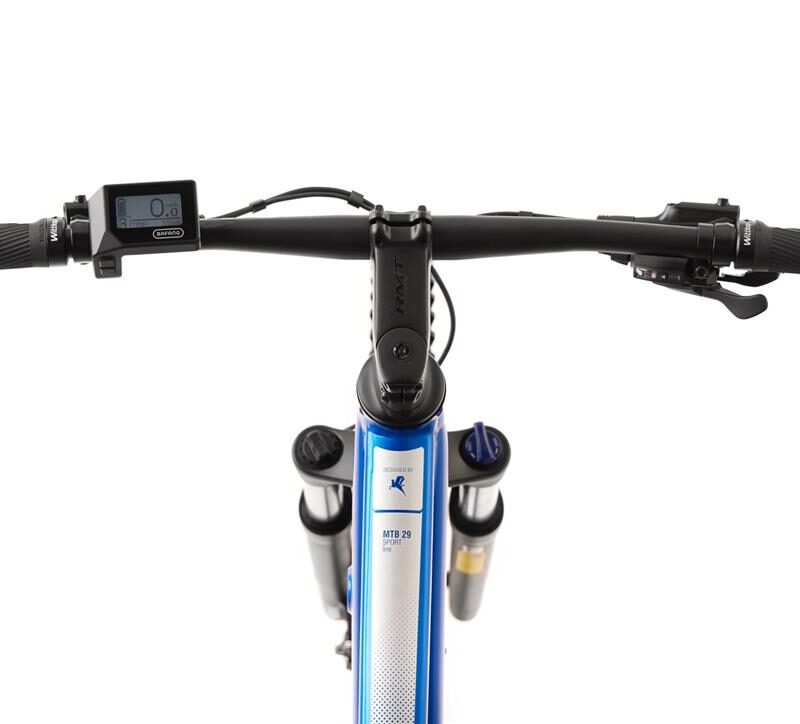 Alternative view of Romet E-Rambler 2.0 504Wh 2024 – Elektryczny rower górski 29" z napędem Shimano i silnikiem Bafang