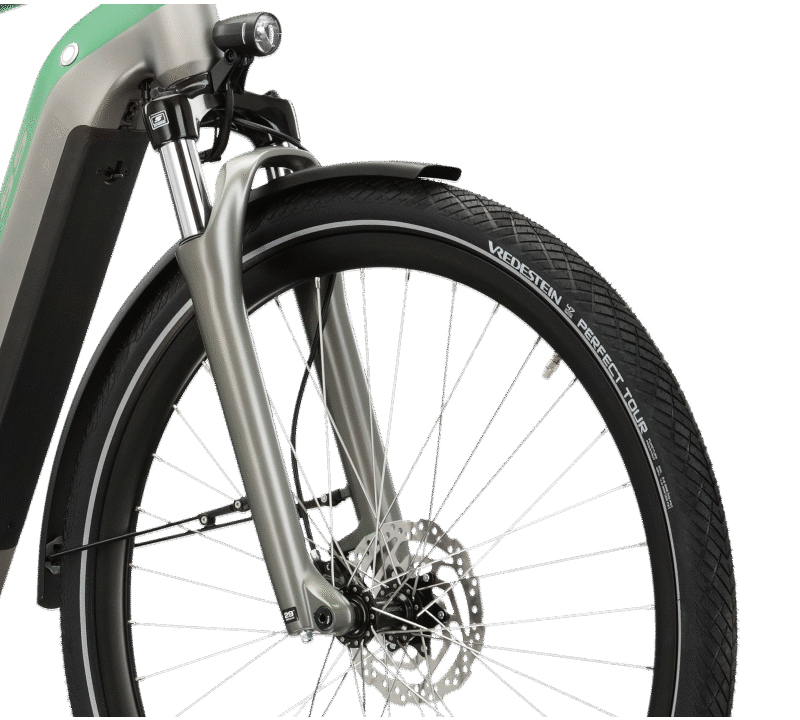 Kross Sentio Hybrid 6.0 500 – rower elektryczny trekkingowy zielony/szary 7 Kross Sentio Hybrid 6.0 500 – rower elektryczny trekkingowy zielony/szary 2