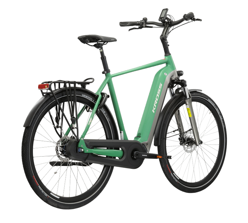 Kross Sentio Hybrid 6.0 500 – rower elektryczny trekkingowy zielony/szary 9 Kross Sentio Hybrid 6.0 500 – rower elektryczny trekkingowy zielony/szary 4