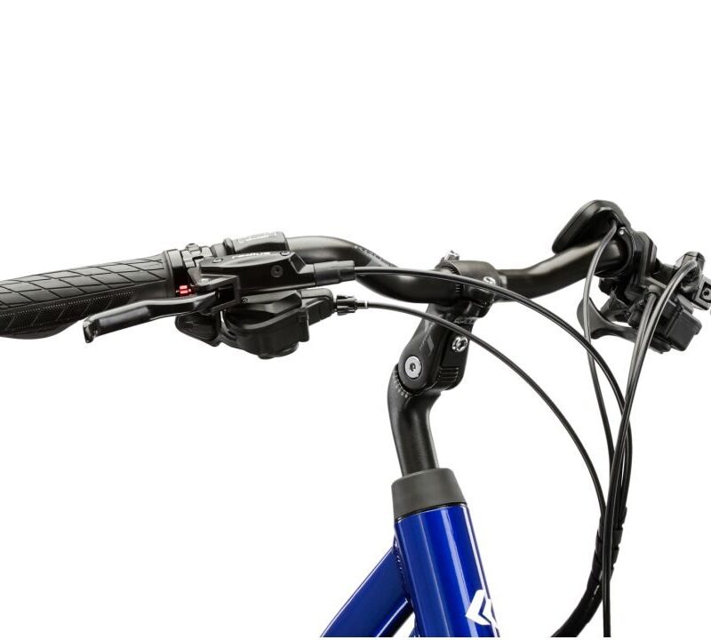 Kross Trans Hybrid 345 – Trekkingowy e-rower 345 Wh, niebiesko-biały połysk 9 Kross Trans Hybrid 345 – Trekkingowy e-rower 345 Wh, niebiesko-biały połysk 4