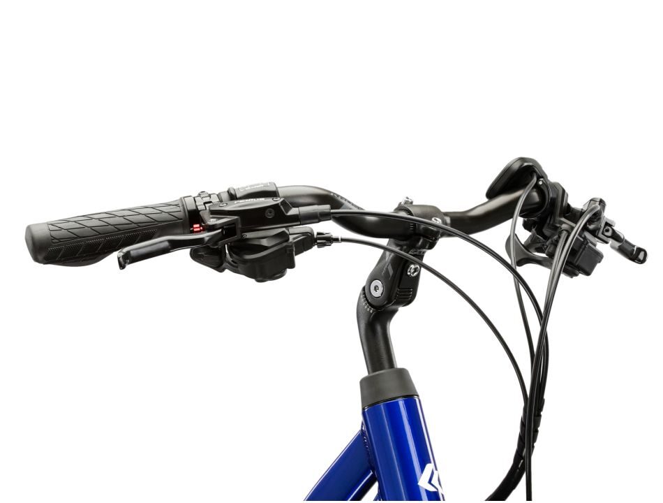 Kross Trans Hybrid 345 – Trekkingowy e-rower 345 Wh, niebiesko-biały połysk 5 Kross Trans Hybrid 345 – Trekkingowy e-rower 345 Wh, niebiesko-biały połysk - obrazek 5