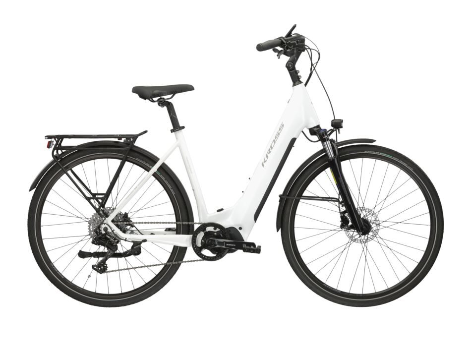 Kross Trans Hybrid LS 5.0 630 – Elektryczny rower trekkingowy z napędem Shimano, akumulatorem 630 Wh i amortyzowanym widelcem