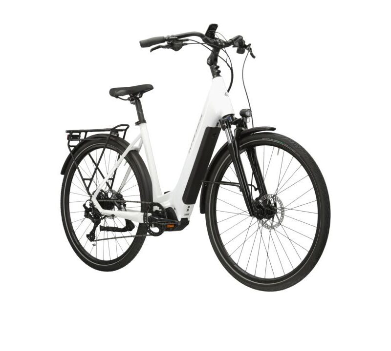 Alternative view of Kross Trans Hybrid LS 5.0 630 – Elektryczny rower trekkingowy z napędem Shimano, akumulatorem 630 Wh i amortyzowanym widelcem