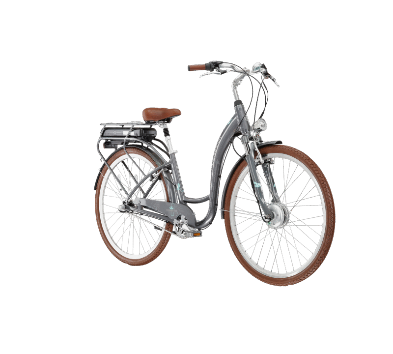 Alternative view of Kross Le Grand Elille 1.450 28" – szaro-zielony połysk, 3 biegi, 450 Wh