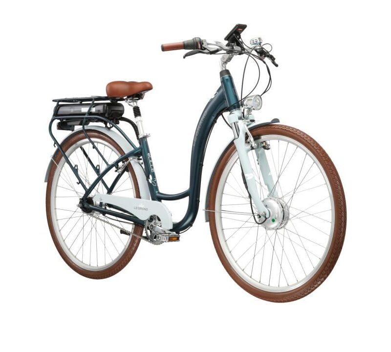 Alternative view of Kross Le Grand Elille 2 – Miejski e-rower 447 Wh turkus-biały mat