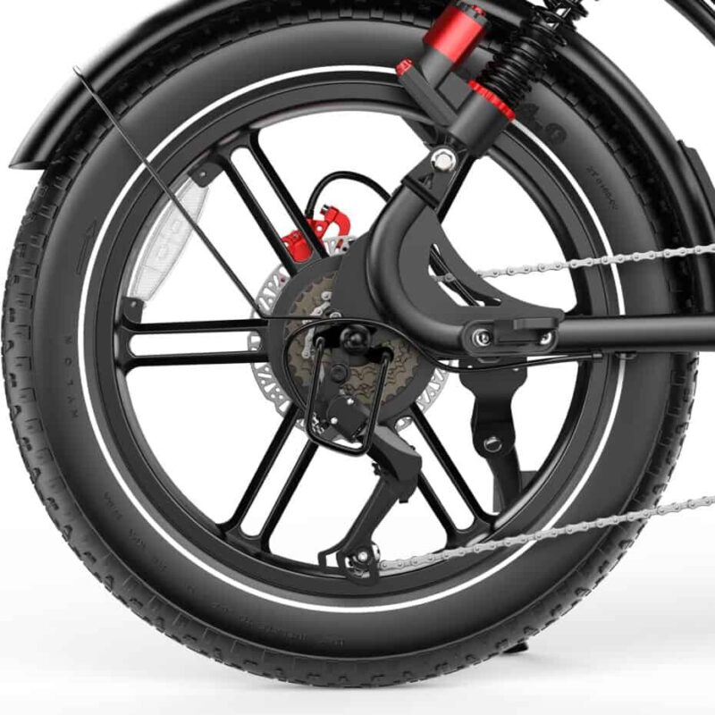 Alternative view of OVIVO Hyper GO – fat e-bike 250 W, zasięg do 120 km