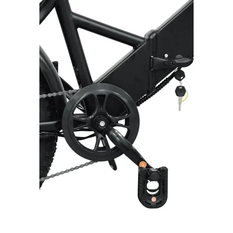 Rower elektryczny OVIVO NEO C1 Pro 250W – Czarny, 20" x 4" opony, 36V 10.4Ah, LCD 4