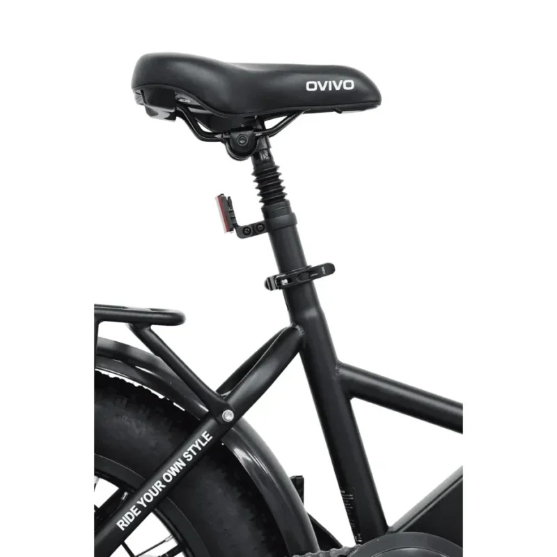 Rower elektryczny OVIVO NEO C1 Pro 250W – Czarny, 20" x 4" opony, 36V 10.4Ah, LCD 5