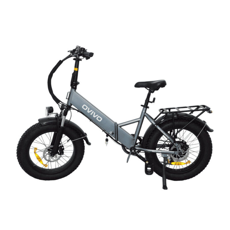 Alternative view of Rower elektryczny OVIVO NEO C1 Pro 250W – Szary, 20" x 4" opony, 36V 10.4Ah, LCD