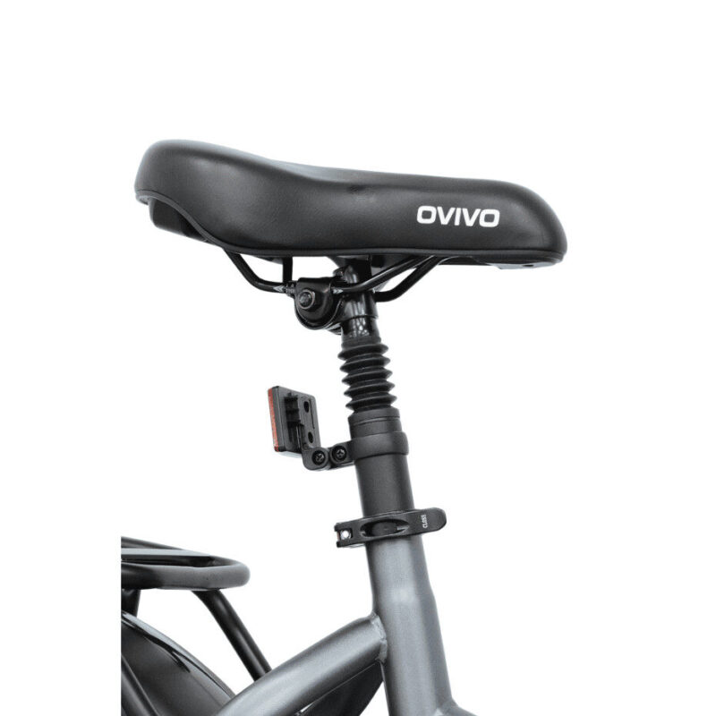 Rower elektryczny OVIVO NEO C1 Pro 250W – Szary, 20" x 4" opony, 36V 10.4Ah, LCD 3