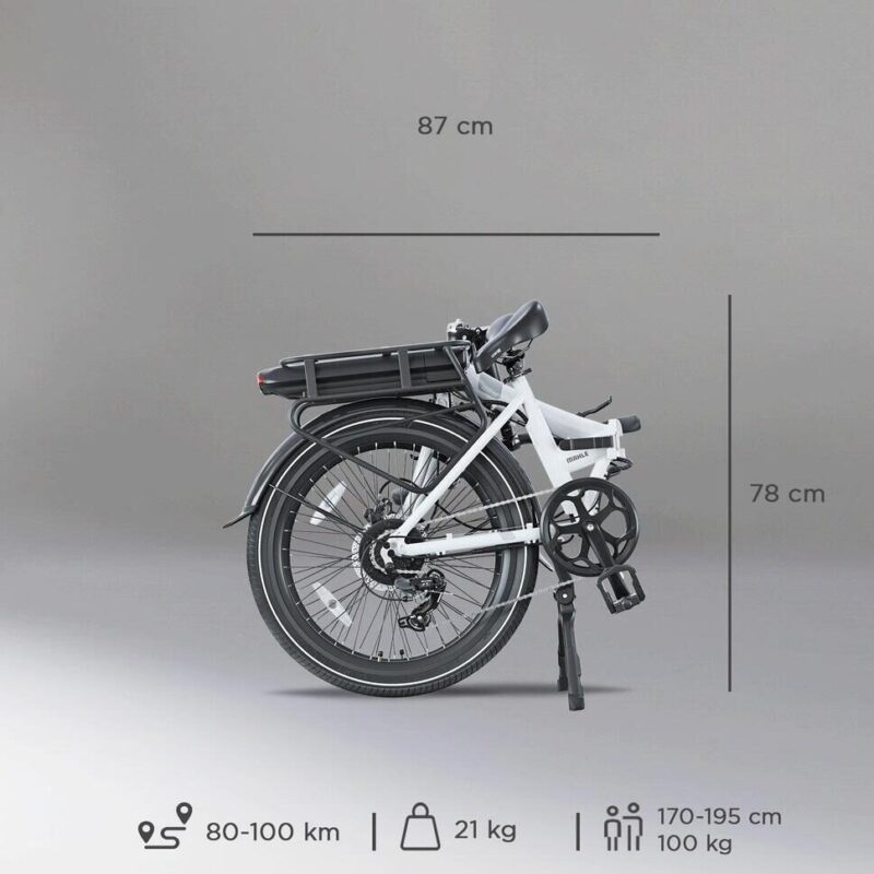Legend Siena 24" – elektryczny składany rower miejski 250W 36V 13Ah, zasięg do 90 km 8 Legend Siena 24" – elektryczny składany rower miejski 250W 36V 13Ah, zasięg do 90 km 2