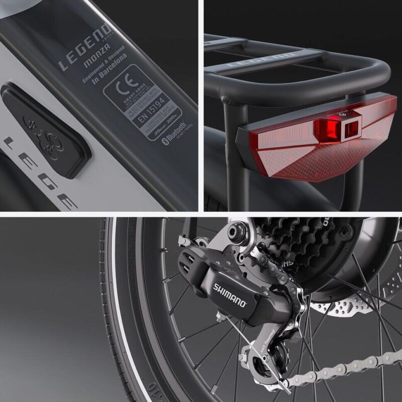 Składany rower elektryczny Legend Monza 20″ 14Ah – Smartbike do miasta 10 Składany rower elektryczny Legend Monza 20″ 14Ah – Smartbike do miasta 3