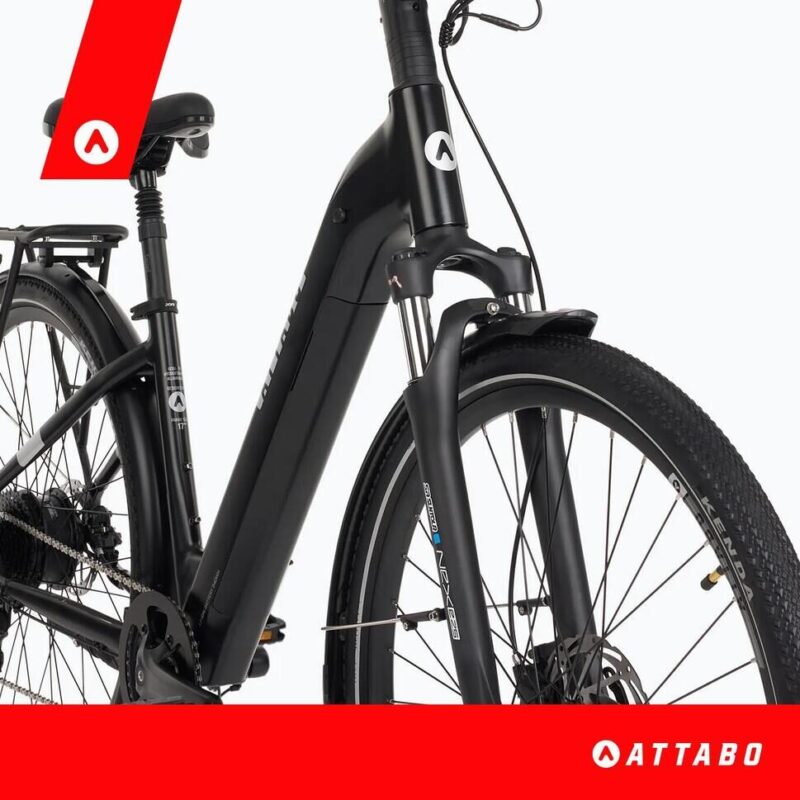 Alternative view of ATTABO E‑SPATE 2.0 – rower trekkingowy elektryczny 28″ • 36 V 15 Ah • zasięg do 150 km