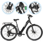ATTABO E‑SPATE 2.0 – rower trekkingowy elektryczny 28″ • 36 V 15 Ah • zasięg do 150 km