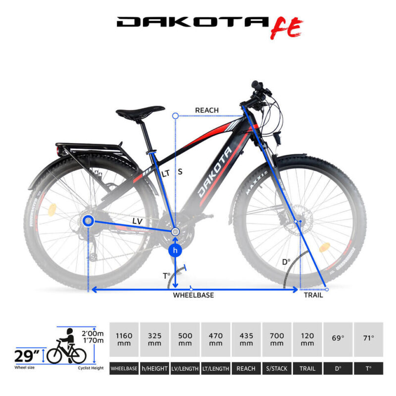 UrbanBiker Dakota MTB – elektryczny rower górski 29" 200 km Bafang 960Wh 4