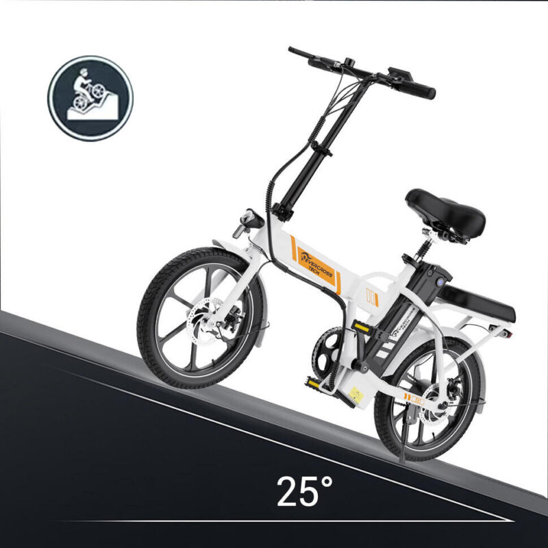 Rower elektryczny składany EVERCROSS EK5 16″ 250W z amortyzacją i zasięgiem do 45 km 6 Rower elektryczny składany EVERCROSS EK5 16″ 250W z amortyzacją i zasięgiem do 45 km 1