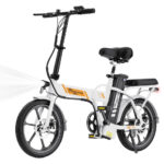 Rower elektryczny składany EVERCROSS EK5 16″ 250W z amortyzacją i zasięgiem do 45 km