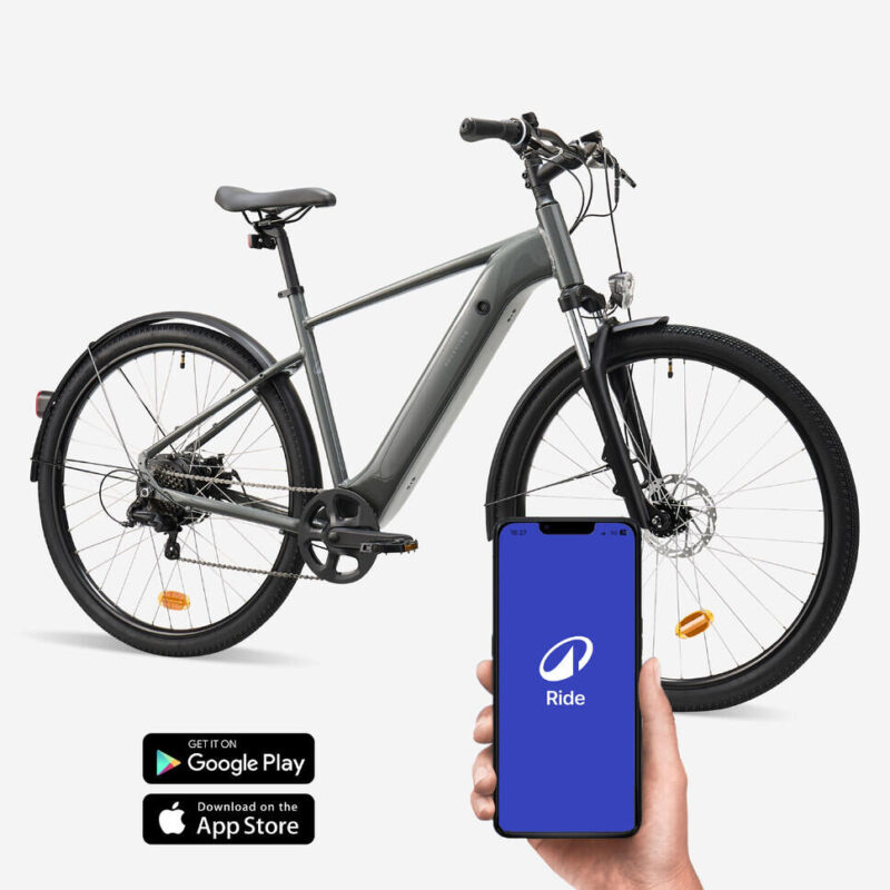 Alternative view of Rower Elektryczny Trekkingowy Riverside E-ACTV 100 HF – Wysoka Rama