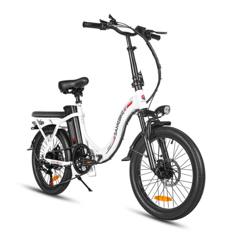 Składany rower elektryczny SAMEBIKE CY20 – 20 cali, 250W, 36V 12Ah, do 80 km zasięgu 6 Składany rower elektryczny SAMEBIKE CY20 – 20 cali, 250W, 36V 12Ah, do 80 km zasięgu 1
