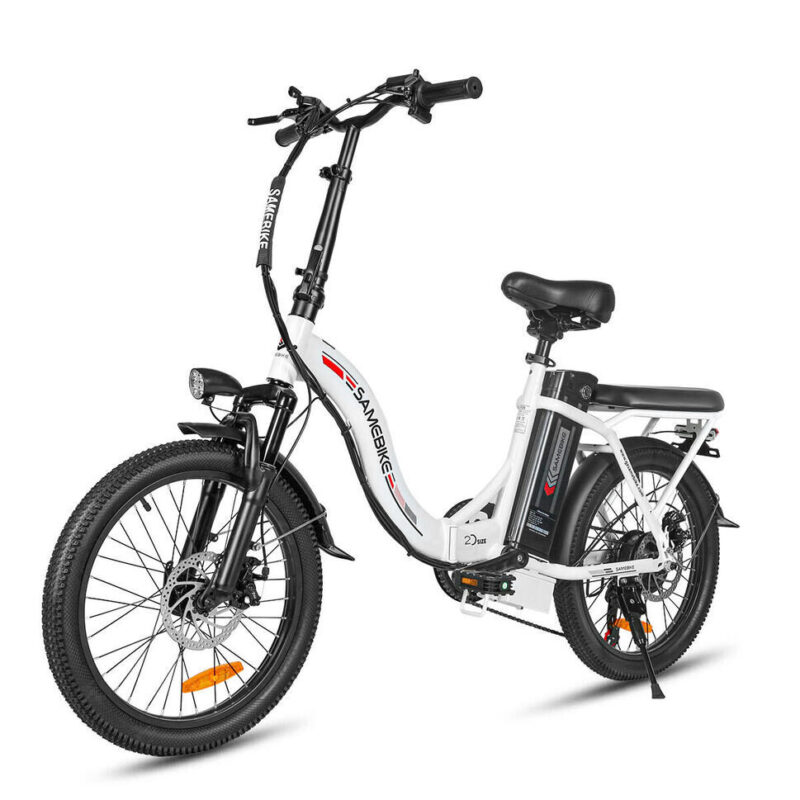 Składany rower elektryczny SAMEBIKE CY20 – 20 cali, 250W, 36V 12Ah, do 80 km zasięgu 7 Składany rower elektryczny SAMEBIKE CY20 – 20 cali, 250W, 36V 12Ah, do 80 km zasięgu 2
