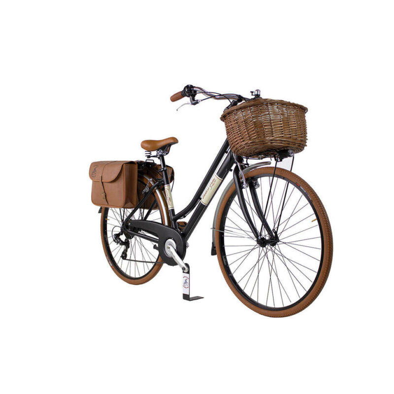Alternative view of Canellini Dolce Vita – elegancki damski rower elektryczny miejski z koszykiem i torbami