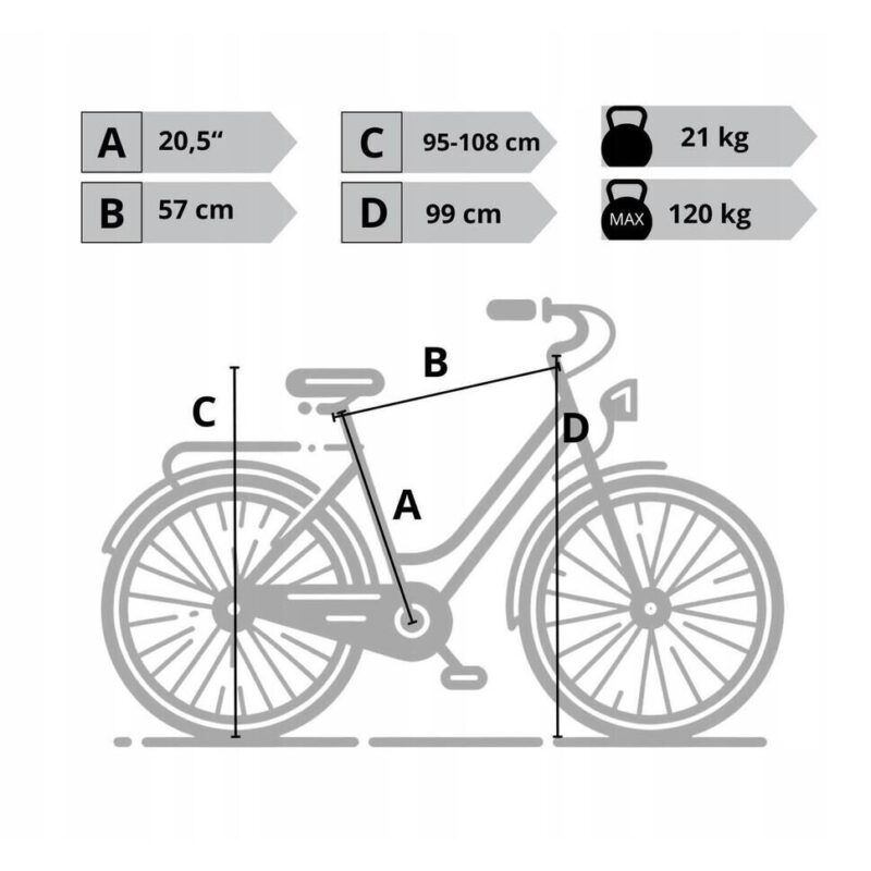 Alternative view of HEAD eUrban Trinity – elektryczny rower trekkingowy 28″ z silnikiem Bafang 250 W