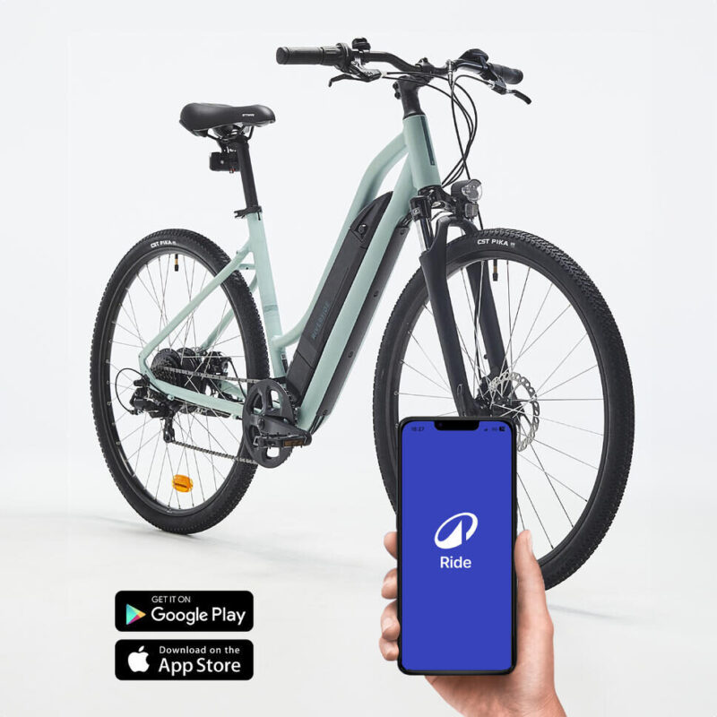 Alternative view of Rower elektryczny trekkingowy Riverside 100 E LF – komfort, zasięg 70 km, niska rama