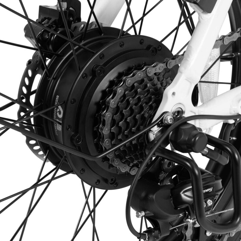 DYU C9 składany rower elektryczny 20 cali o długim zasięgu – bateria 48 V 15,6 Ah, zasięg do 150 km 7